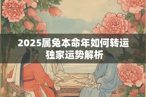 2025属兔人命运如何 五行命理解析