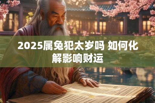 详细阅读:2025属兔犯太岁吗 如何化解影响财运 2025属兔犯太岁吗 如何化解影响财运