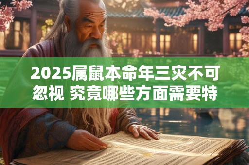 2025属鼠本命年三灾不可忽视 究竟哪些方面需要特别小心