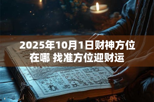 2025年10月1日财神方位在哪 找准方位迎财运