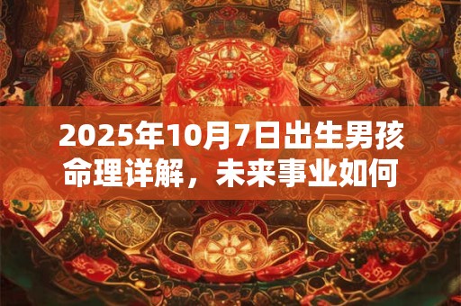 2025年10月7日出生男孩命理详解，未来事业如何