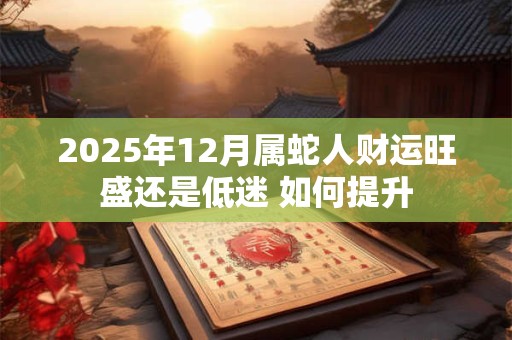 2025年12月属马人财运好吗 命理解析来解答