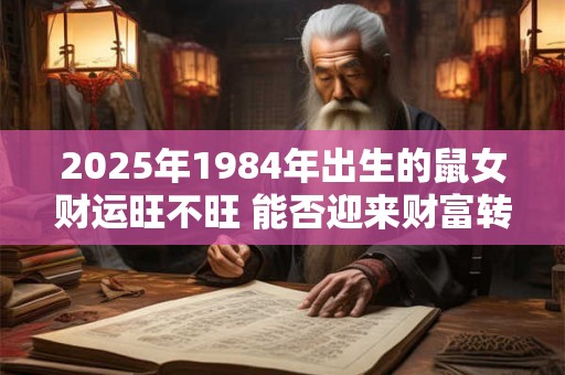 2025年1984年出生的鼠女财运旺不旺 能否迎来财富转折点
