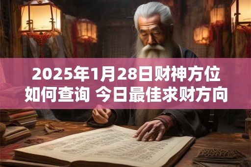 2025年1月28日财神方位如何查询 今日最佳求财方向揭秘