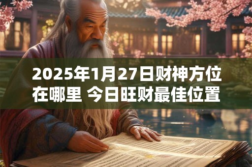 2025年1月27日财神方位在哪里 今日旺财最佳位置解析