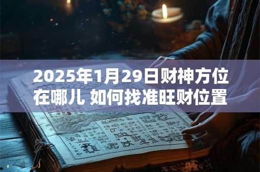 2025年1月2日财神方位在哪 如何找准招财位