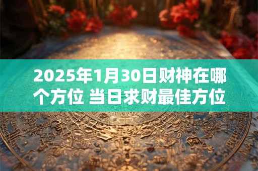 2025年1月7日财神方位在哪 今日最佳求财方位查询