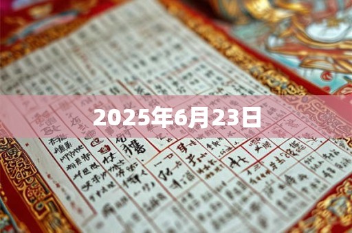 2025年6月23日