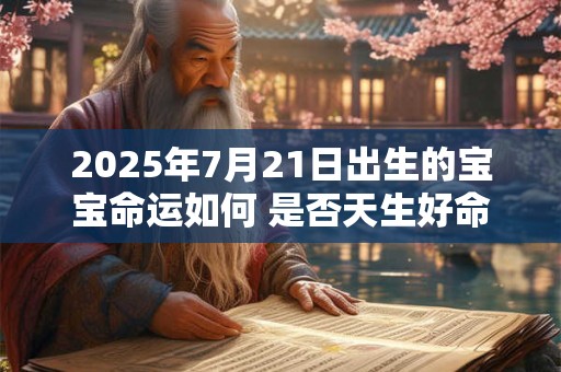2025年7月21日出生的宝宝命运如何 是否天生好命