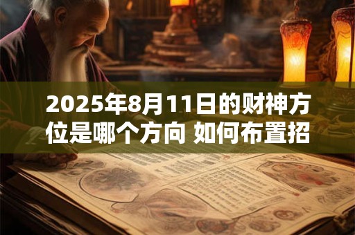 2025年8月11日的财神方位是哪个方向 如何布置招财