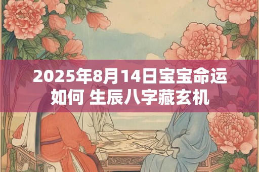 2025年8月14日宝宝命运如何 生辰八字藏玄机