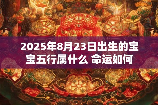 2025年8月23日出生的宝宝五行属什么 命运如何