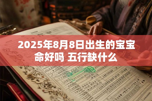 2025年8月8日出生的宝宝命好吗 五行缺什么