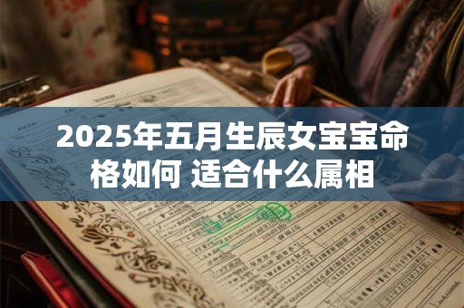 2025年五月生辰女宝宝命格如何 适合什么属相