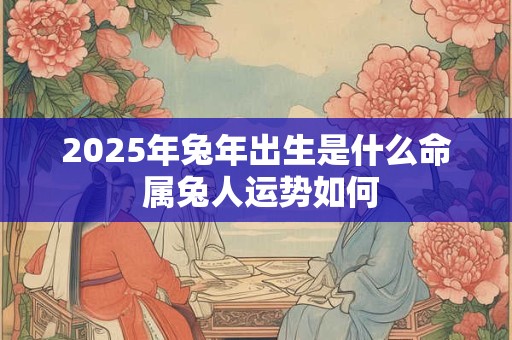 2025年兔年是什么命年 五行属性大揭秘