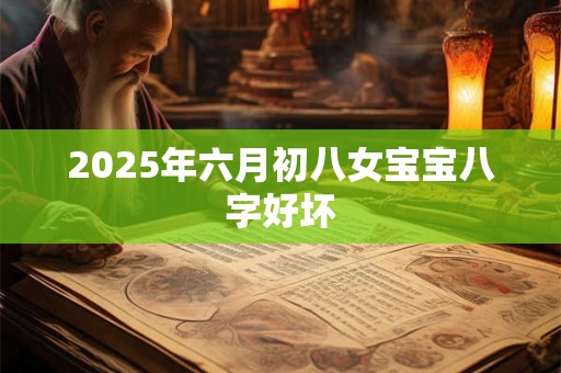 2025年六月初八女宝宝八字好坏