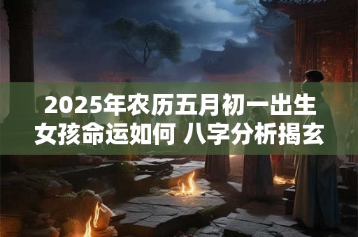 2025年农历五月初一出生女孩命运如何 八字分析揭玄机