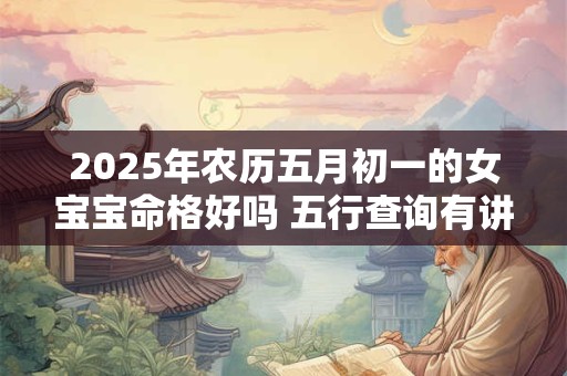 2025年农历五月初一的女宝宝命格好吗 五行查询有讲究 2025年农历五月初一的女宝宝命格好吗 五行查询有讲究