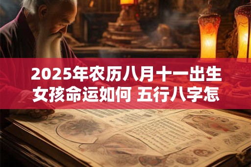 2025年农历八月十一出生女孩命运如何 五行八字怎么解析