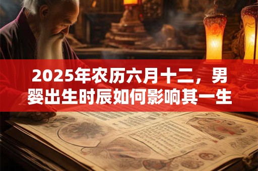 2025年农历六月十二，男婴出生时辰如何影响其一生命运