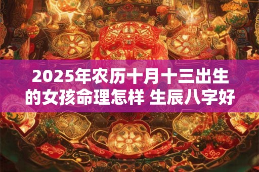 2025年农历十月十三出生的女孩命理怎样 生辰八字好不好