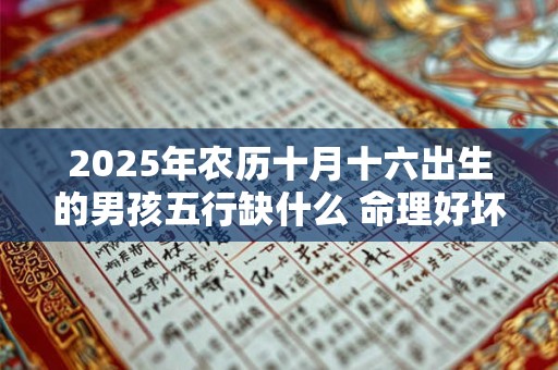 2025年农历十月十六出生的男孩五行缺什么 命理好坏如何解析