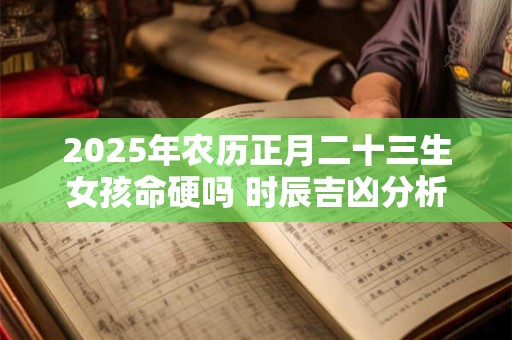 2025年农历正月二十三生女孩命硬吗 时辰吉凶分析