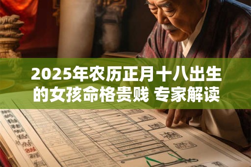 2025年农历腊月二十一出生女孩命如何 五行八字解析