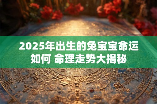 2025年出生的兔宝宝命运如何 命理走势大揭秘