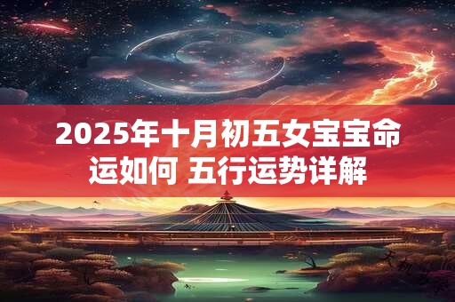 2025年十月初五女宝宝命运如何 五行运势详解
