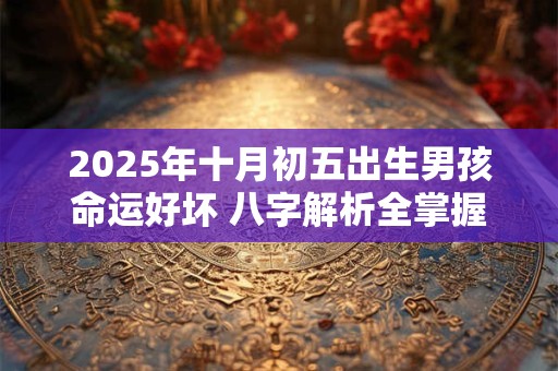 2025年十月初五出生男孩命运好坏 八字解析全掌握
