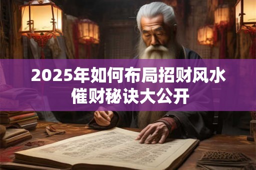 2025年如何布局风水招财 揭秘最灵验的招财秘诀