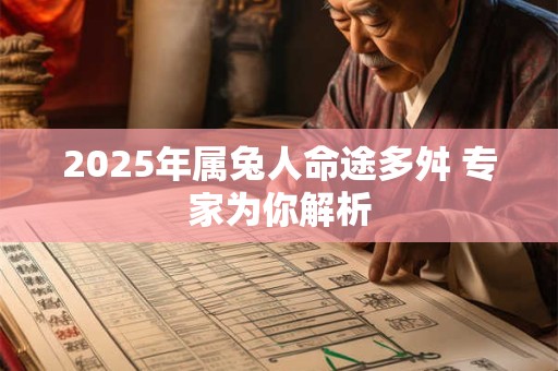 2025年属兔人命途多舛 专家为你解析