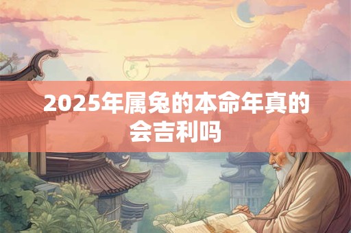 2025年属兔的本命年真的会吉利吗