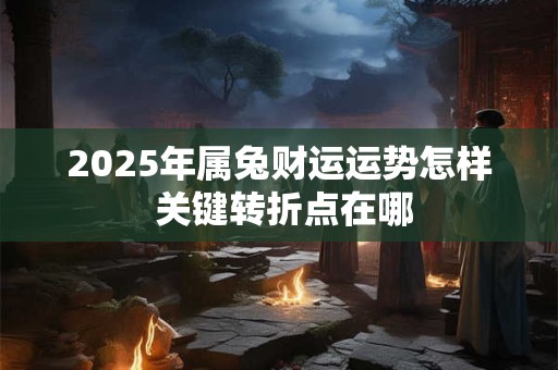 2025年属兔财运运势怎样 关键转折点在哪