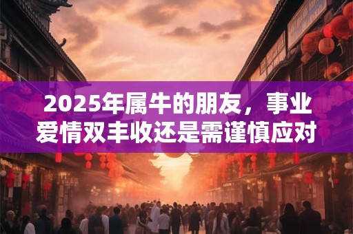 2025年属牛的朋友，事业爱情双丰收还是需谨慎应对