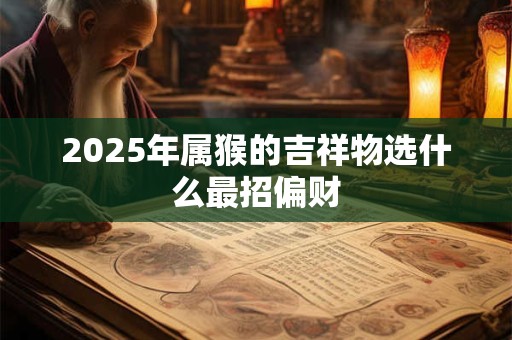 2025年属猴的吉祥物选什么最招偏财