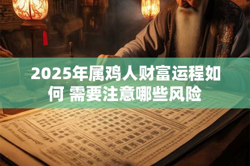 2025年属鸡人财富运程如何 需要注意哪些风险