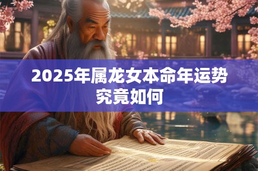 2025年属龙女本命年运势究竟如何