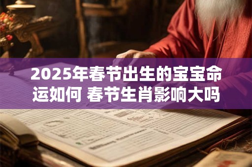 2025年春节出生的宝宝命运如何 春节生肖影响大吗