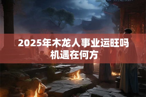 2025年木龙人事业运旺吗 机遇在何方