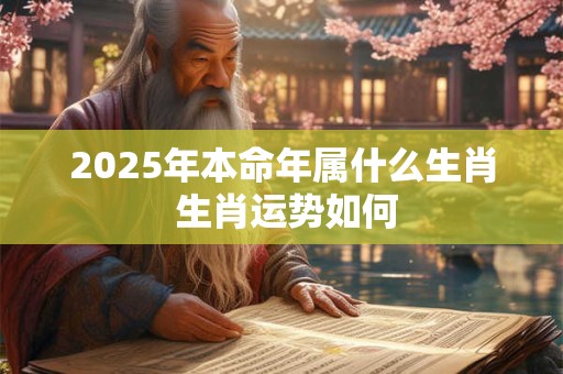 2025年本命年属什么生肖 生肖运势如何
