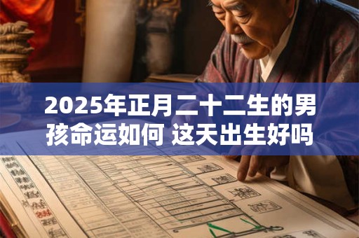 2025年正月二十二生的男孩命运如何 这天出生好吗