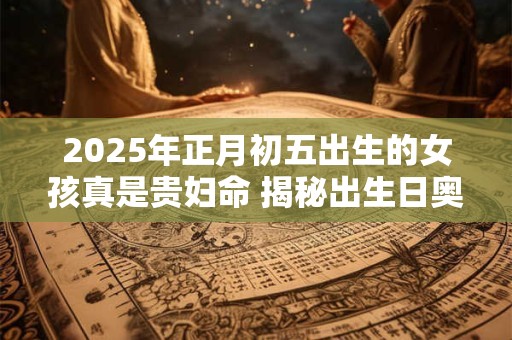 2025年正月初五出生的女孩真是贵妇命 揭秘出生日奥秘