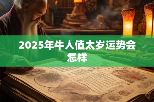 详细阅读:2025年牛人值太岁运势会怎样 2025年牛人值太岁运势会怎样