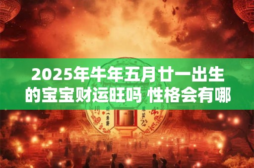 2025年牛年五月廿一出生的宝宝财运旺吗 性格会有哪些特点