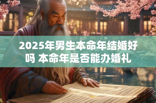 2025年男生本命年结婚好吗 本命年是否能办婚礼