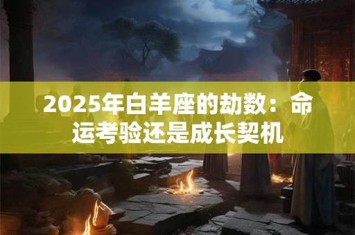 2025年白羊座的劫数：命运考验还是成长契机