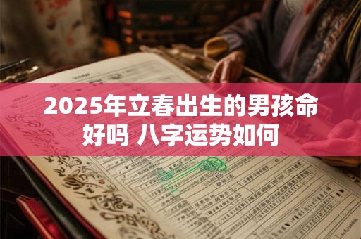 2025年立春出生的男孩命好吗 八字运势如何