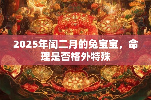 2026年闰二月的兔宝宝,命理是否格外特殊 2026年闰二月的兔宝宝,命理是否格外特殊